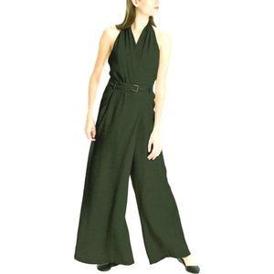 MAX STUDIO Womens Wide Leg Halter Jumpsuit - NWT